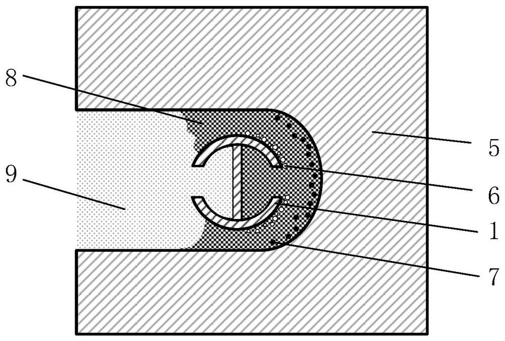 Tube electrode for electrolytic and electric spark composite cutting and machining method