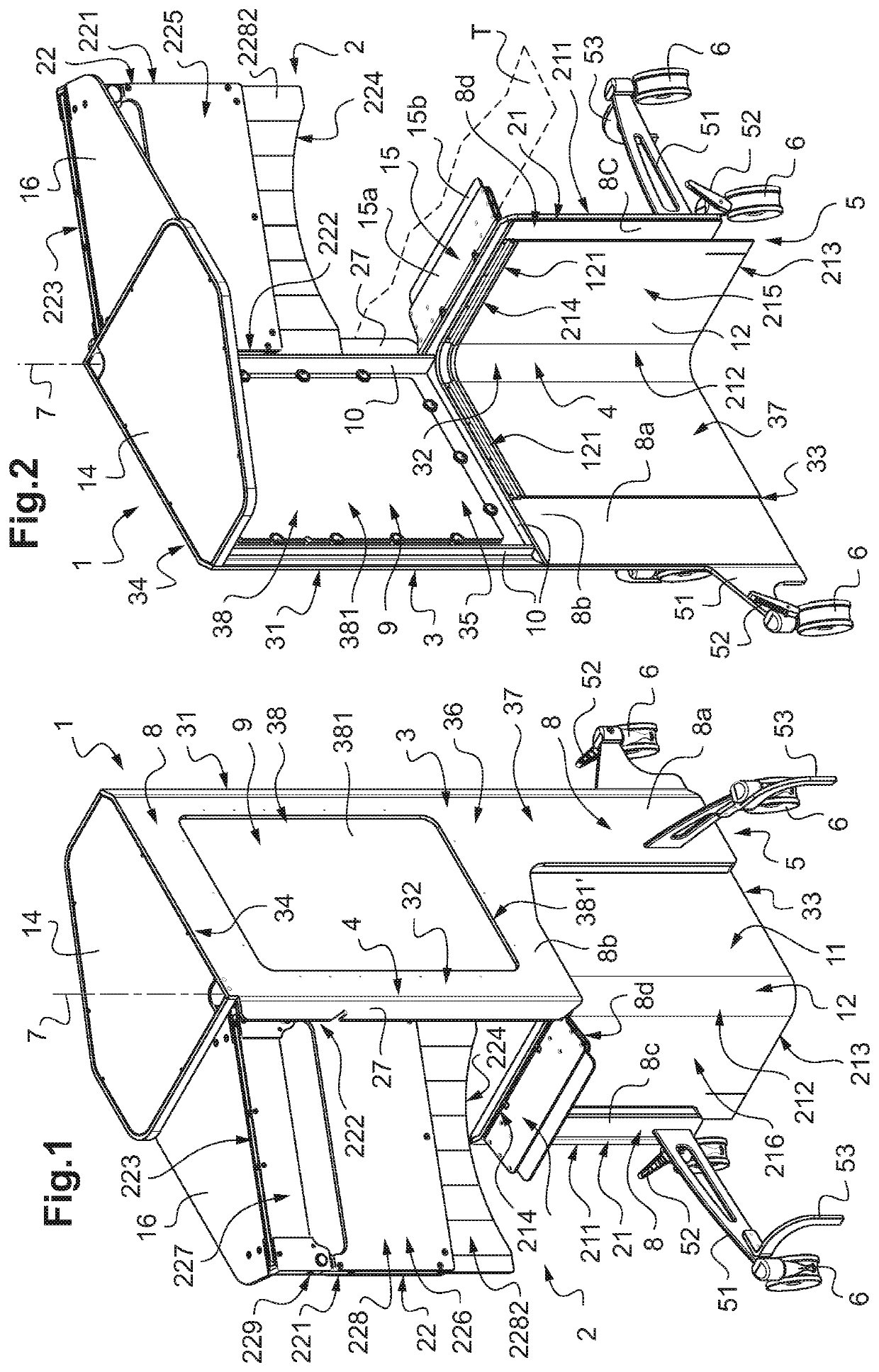 Movable radiation protection screen