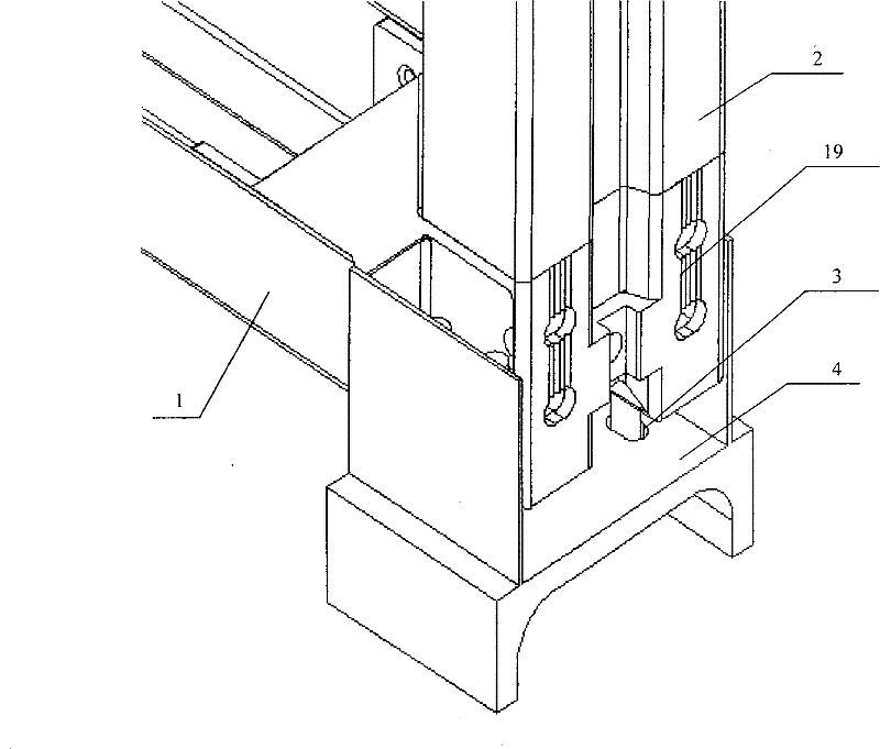 Architecture structure system assembled by composite building board and building method