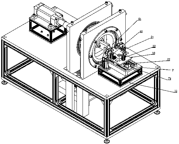 Special-shaped pipe end threaded rib forming device