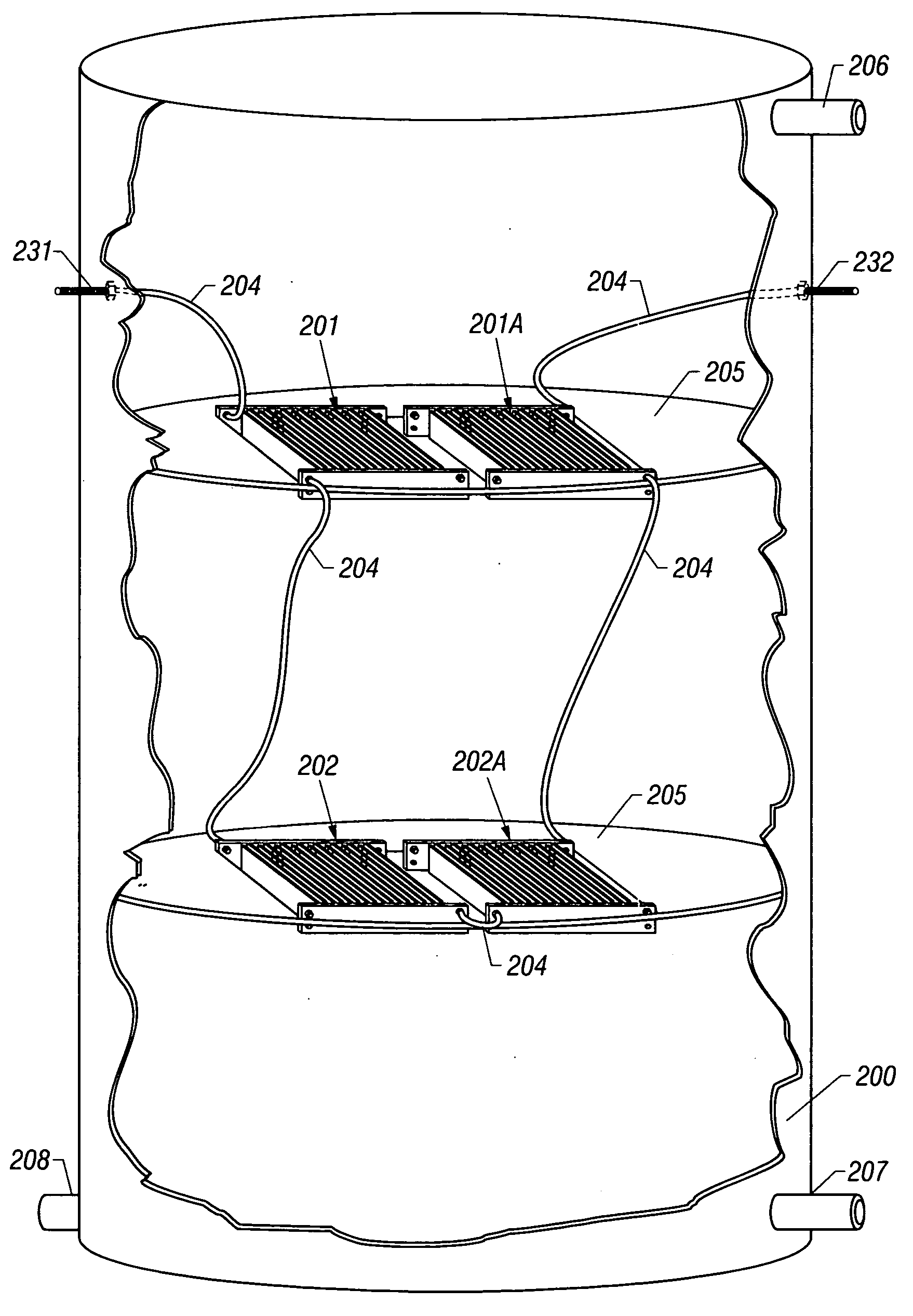 Method and apparatus for removing contaminants from conduits and fluid columns