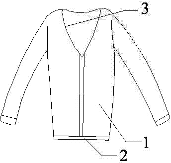 Antistatic anti-radiation memory coat with safety indication effect