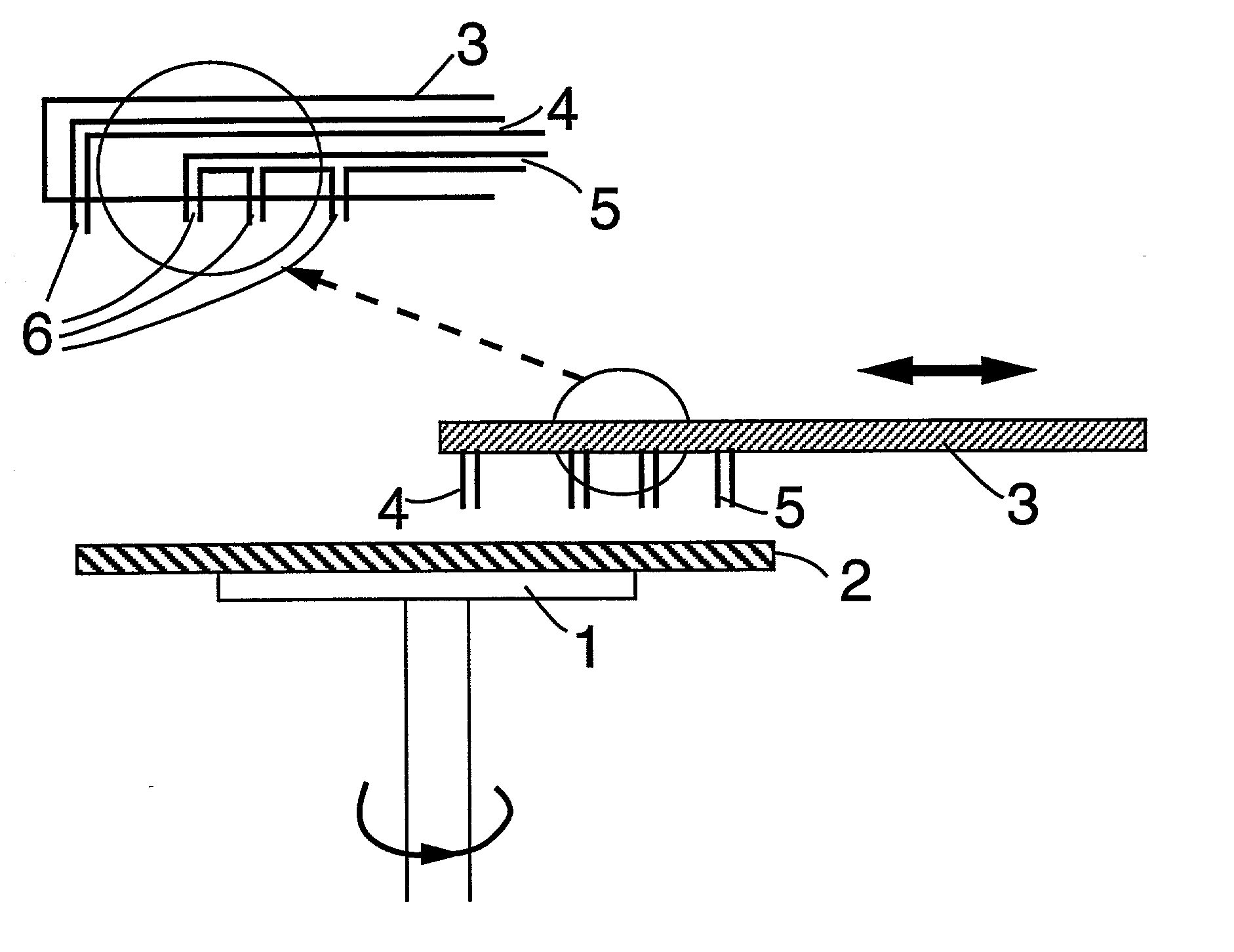 Method and apparatus for removing a liquid from a surface of a rotating substrate