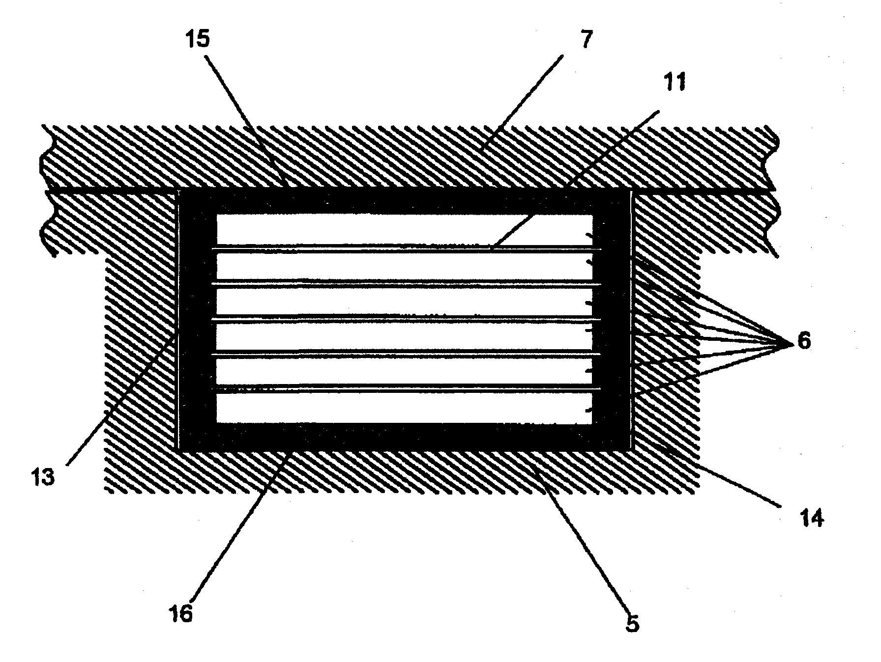 Multilayer channel member and ultrasonic fluid measuring device using same