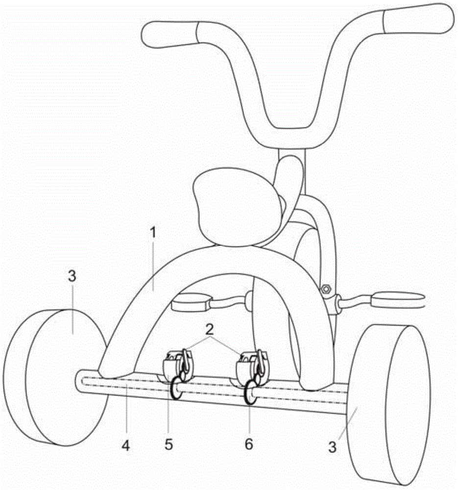 A stroller that can automatically generate bubbles during travel