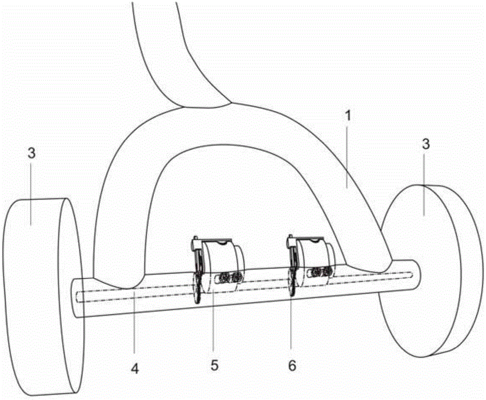 A stroller that can automatically generate bubbles during travel