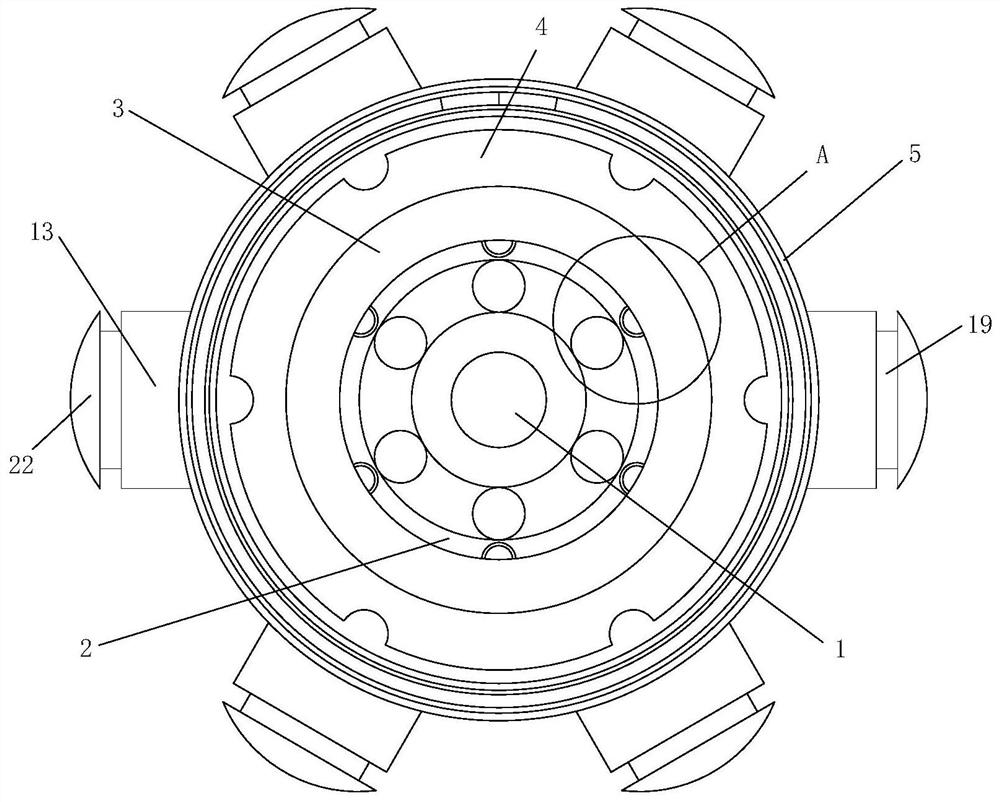 Anti-interference flame-retardant cable