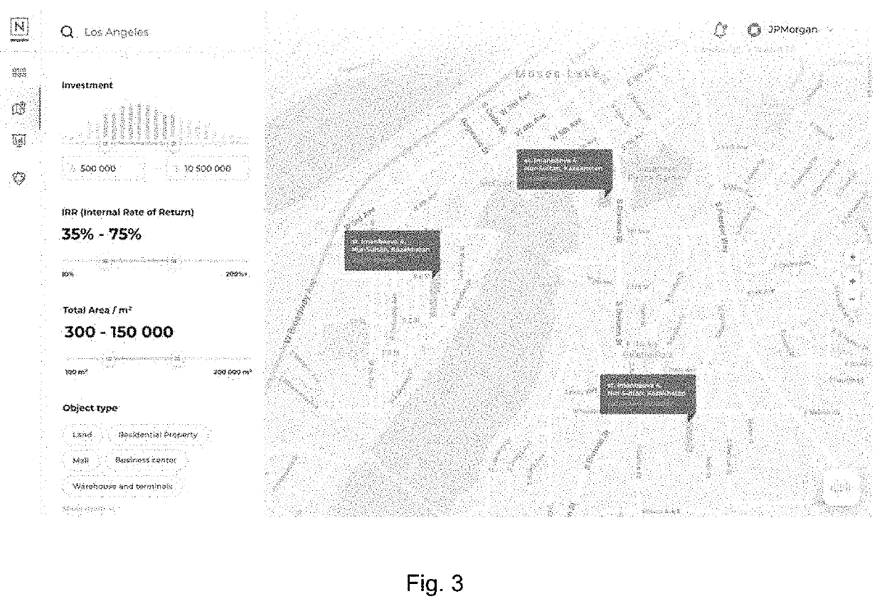 Method and system for data analysis and support of transactions in the global real estate market