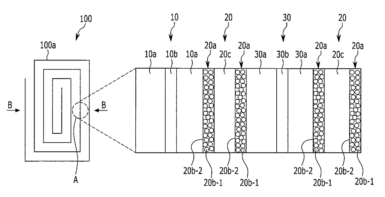 Spirally-wound electrode assembly for rechargeable lithium battery and rechargeable lithium battery including same