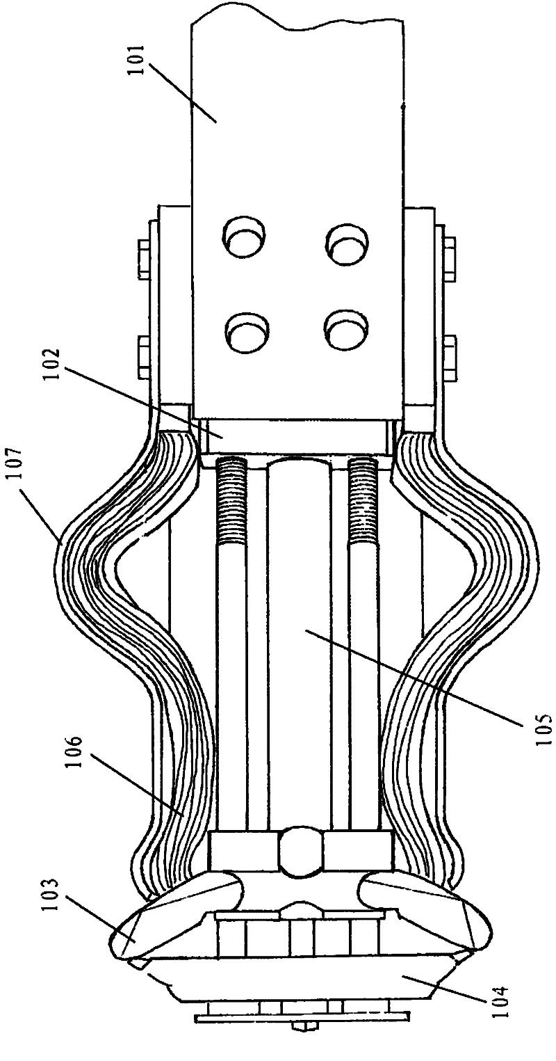 Positive contactor of disconnecting switch and fracture component