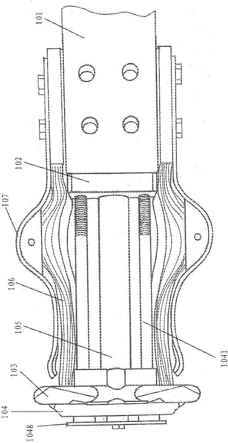 Positive contactor of disconnecting switch and fracture component