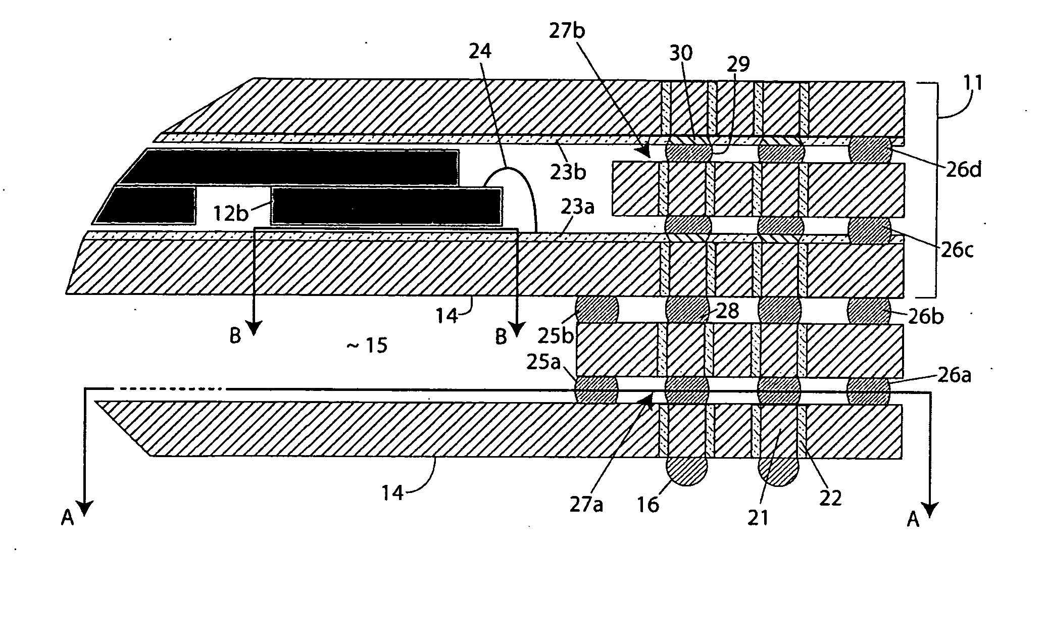 Scalable subsystem architecture having integrated cooling channels