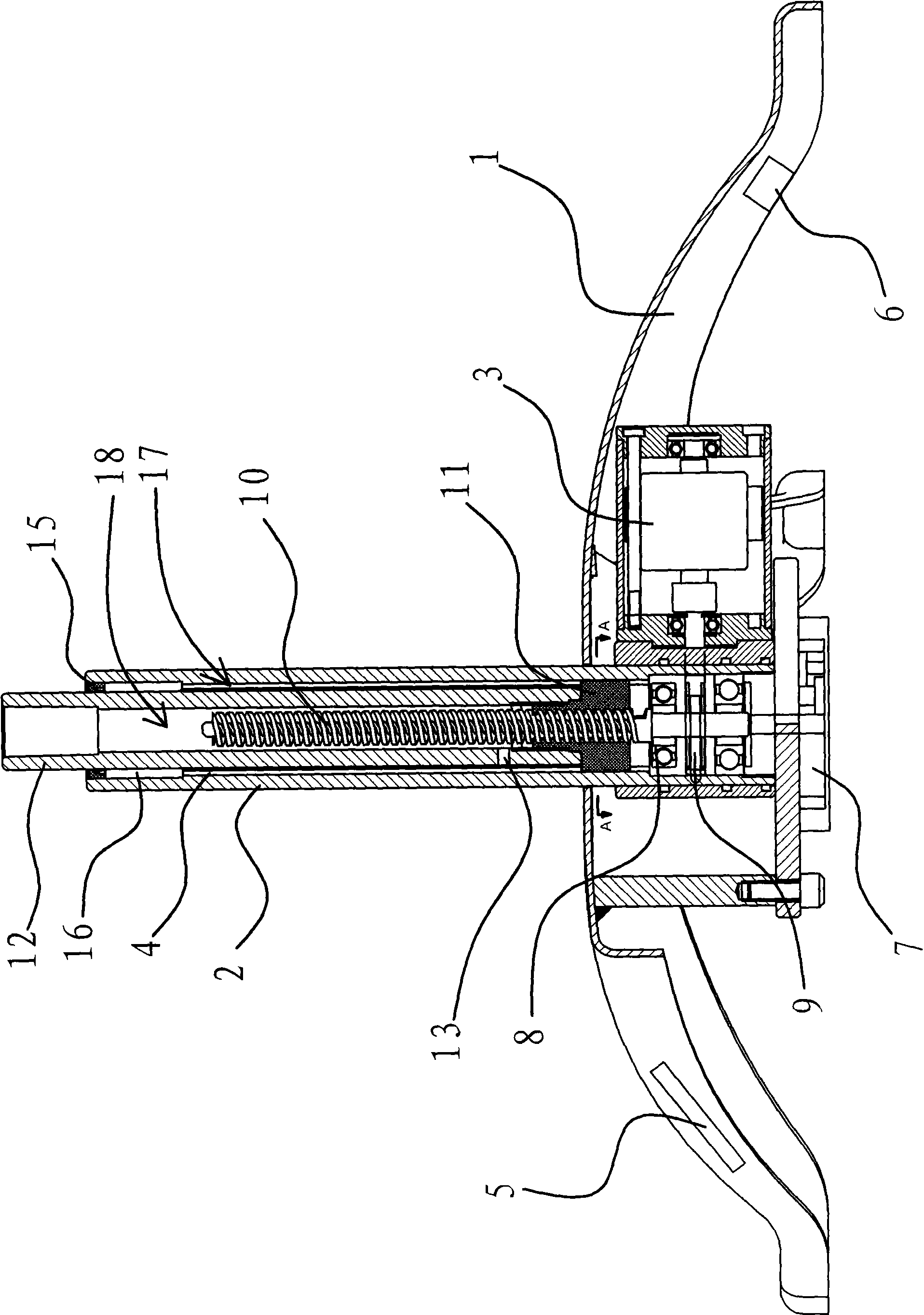 Electric elevating gear