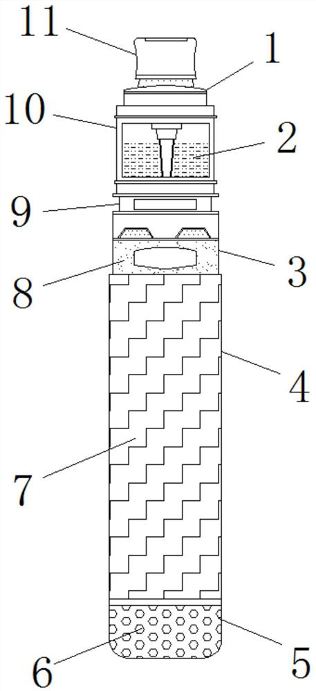 Electronic cigarette with atomizer