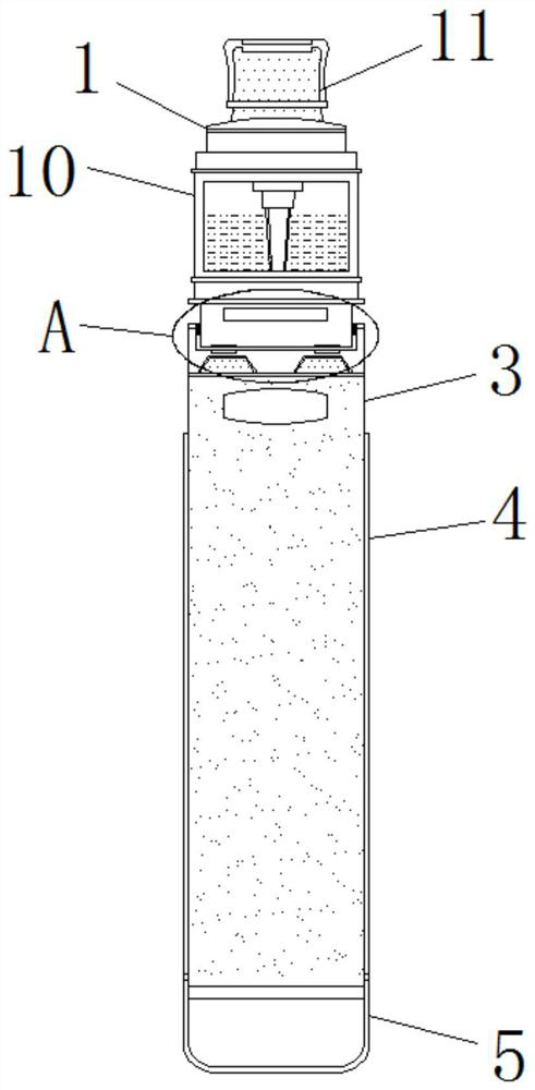 Electronic cigarette with atomizer