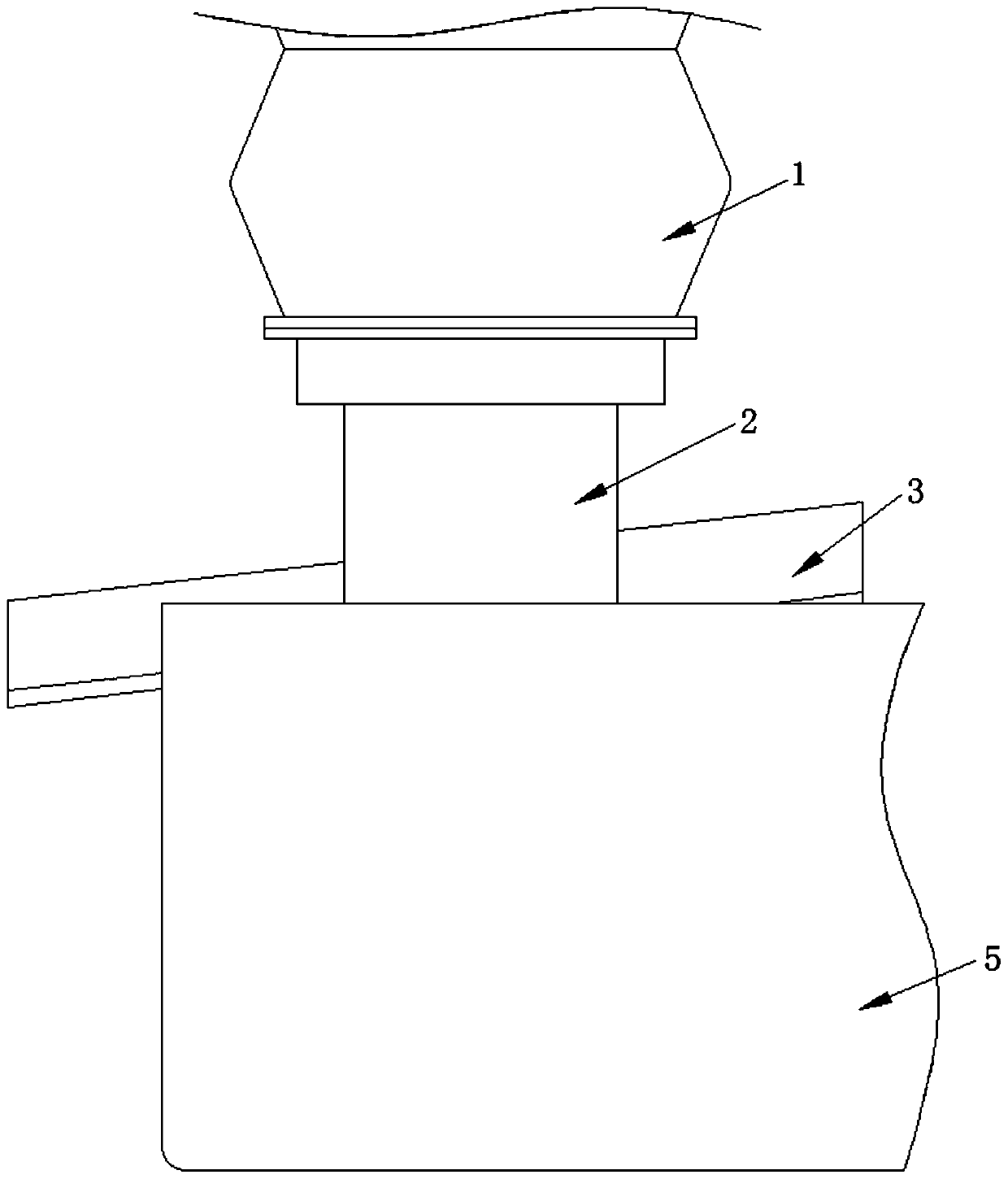 Straw briquetting machine material receiving table capable of vibrating