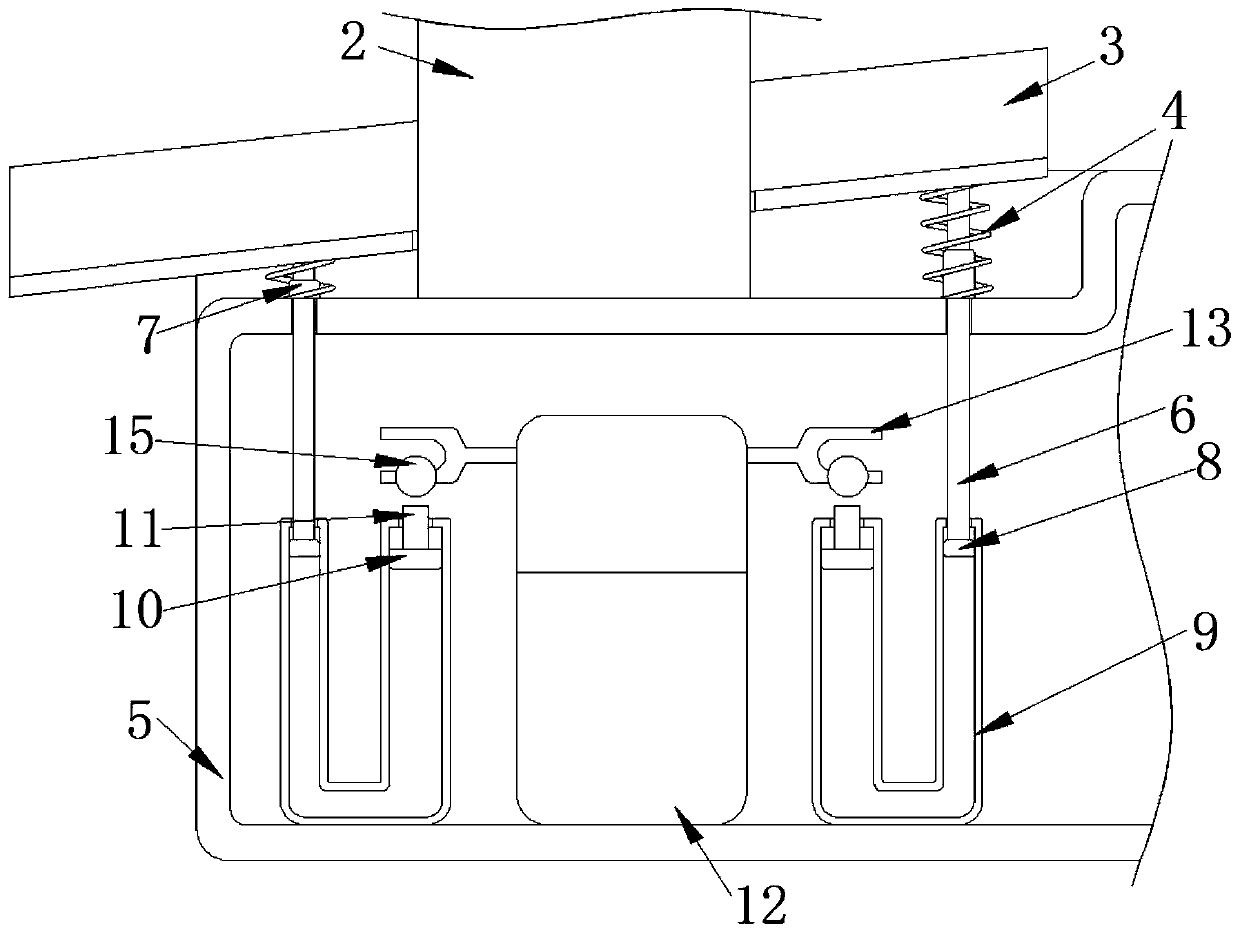 Straw briquetting machine material receiving table capable of vibrating