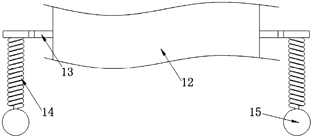 Straw briquetting machine material receiving table capable of vibrating