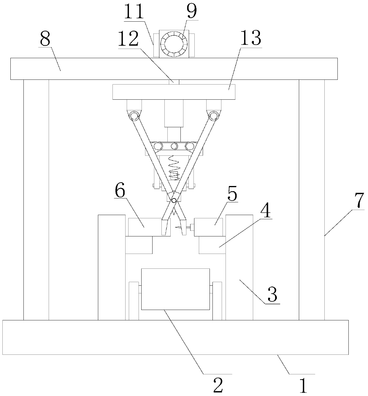 Sewing mechanism of sealing sewing automatic packaging machine