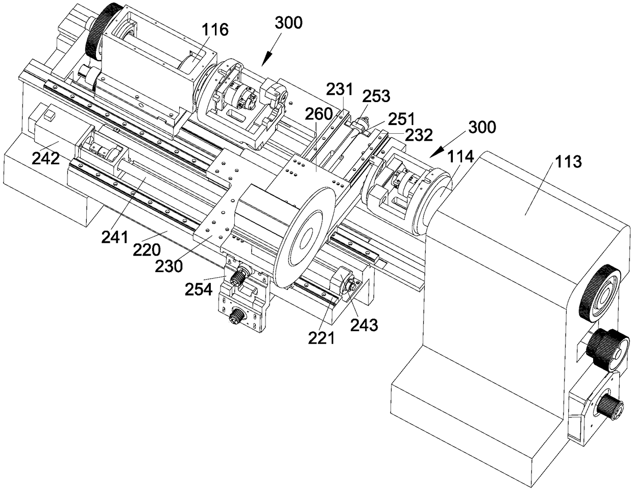 Machine tool special for machining crankshaft connecting rod neck