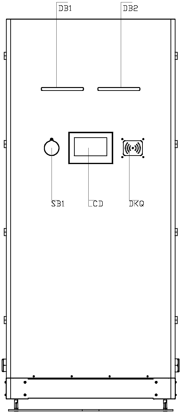 Integrated one-machine-multi-gun charging pile system and implementation method thereof