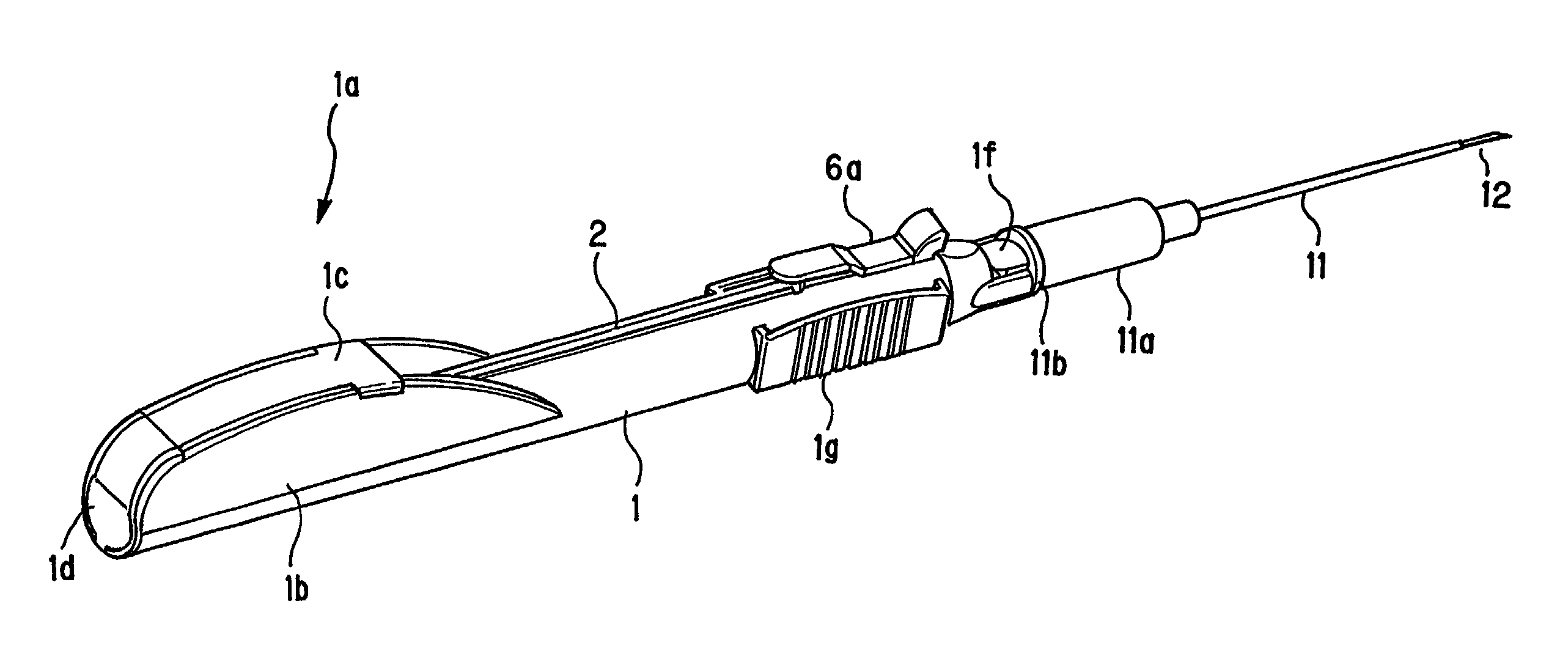 Safety indwelling needle