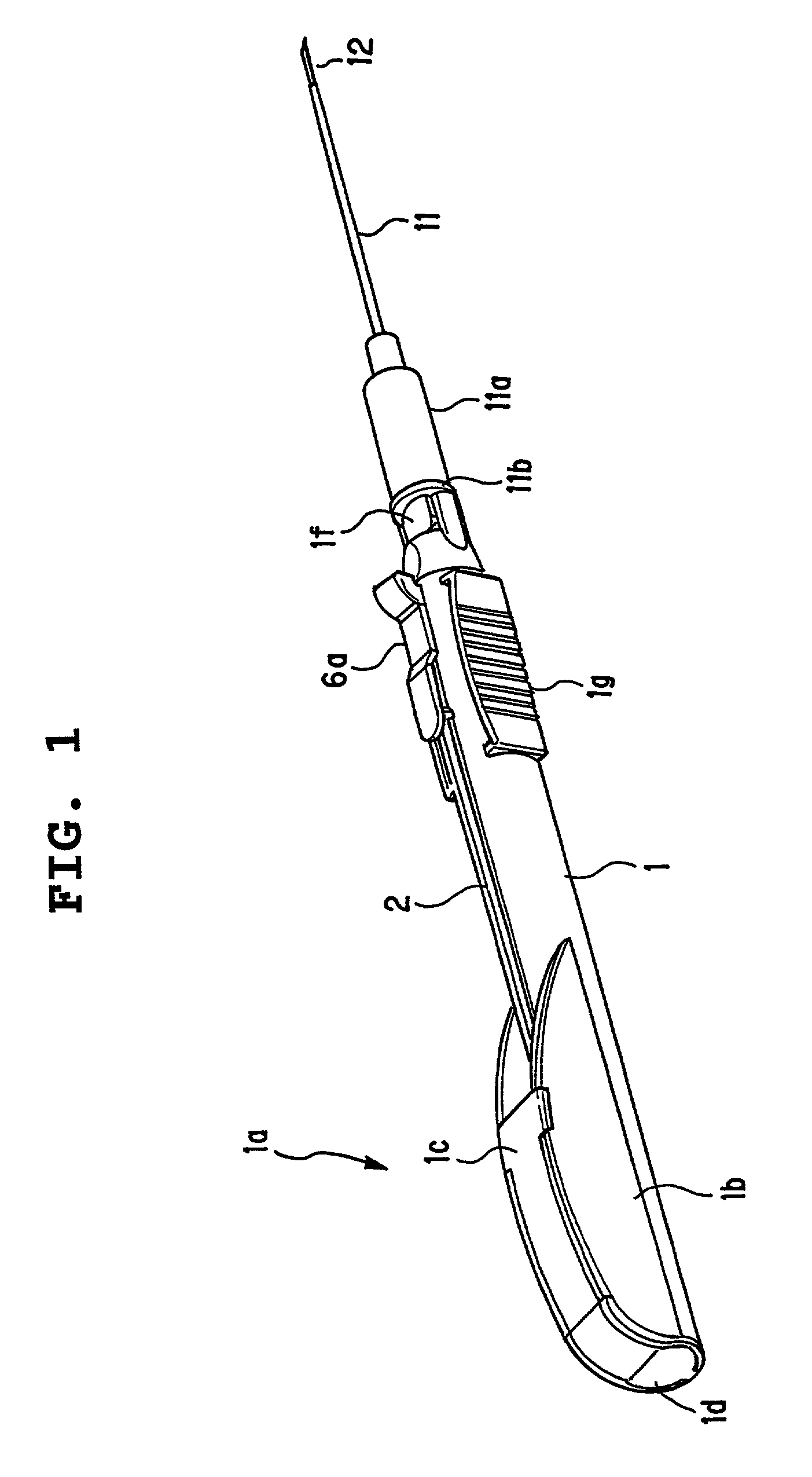 Safety indwelling needle