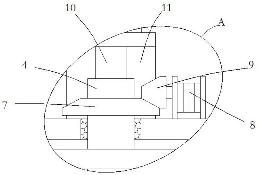 Anti-caking type mixing device for microbial fertilizer