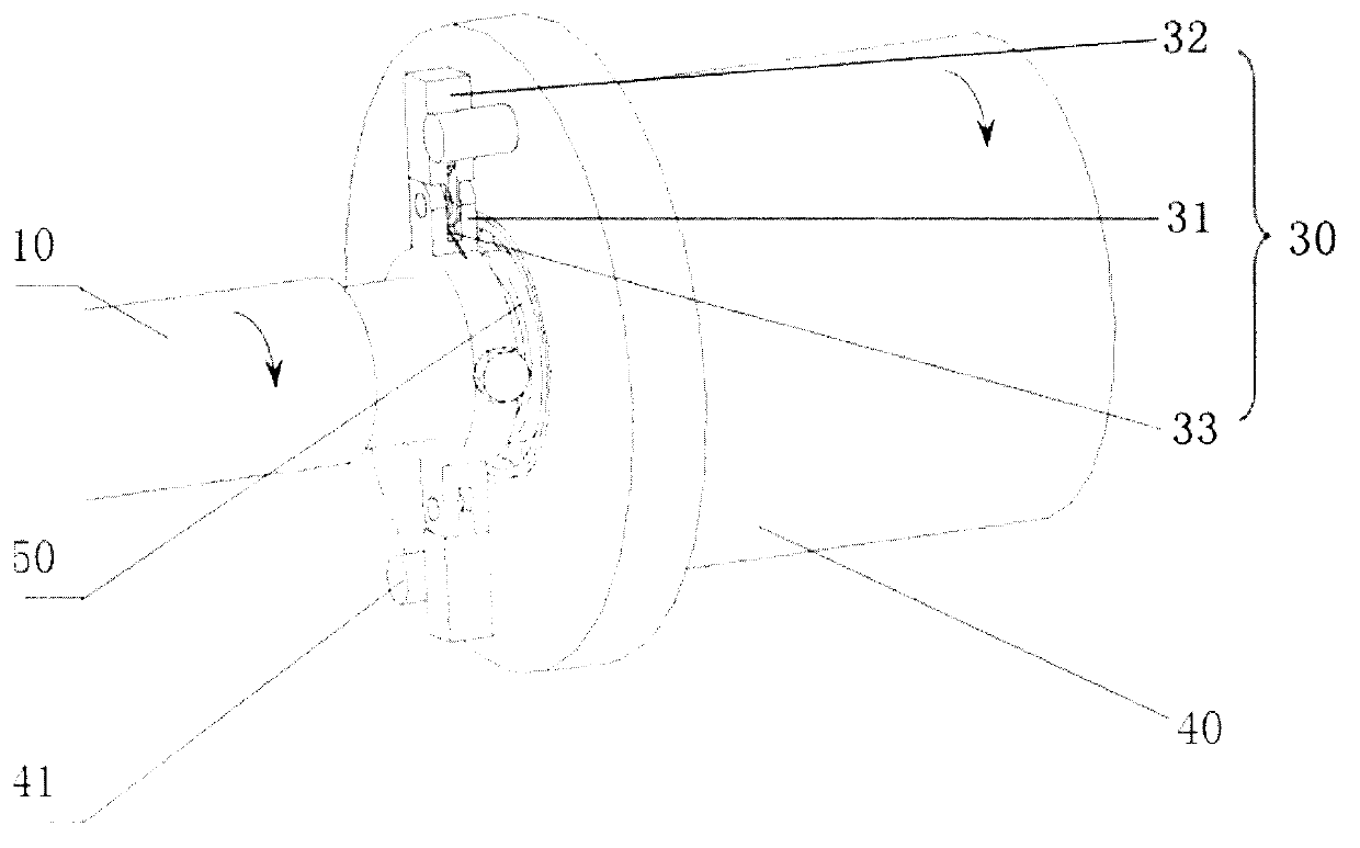 Drive device with differential part