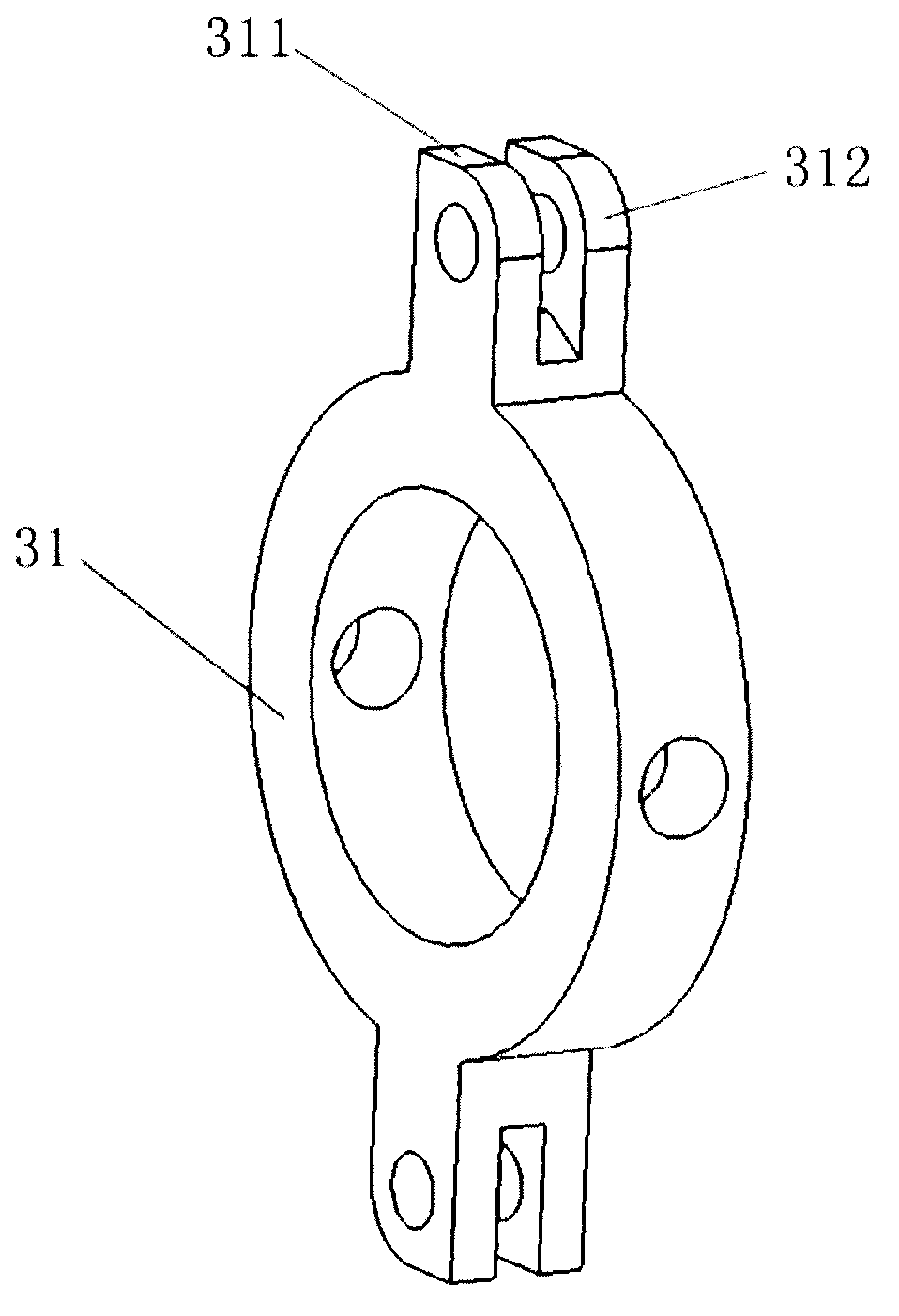 Drive device with differential part