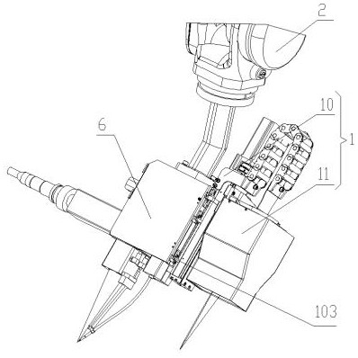 A device, system and method for welding seam trajectory autonomous positioning based on machine vision