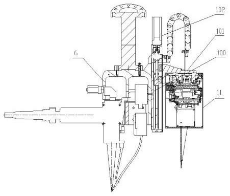 A device, system and method for welding seam trajectory autonomous positioning based on machine vision