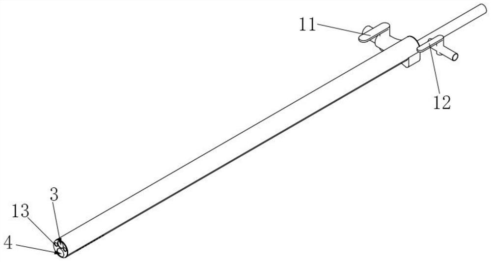 Manufacturing method of hysteroscope head end channel