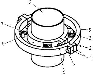 Tuned mass damper structure for reducing pipeline vibration