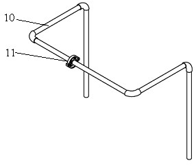 Tuned mass damper structure for reducing pipeline vibration