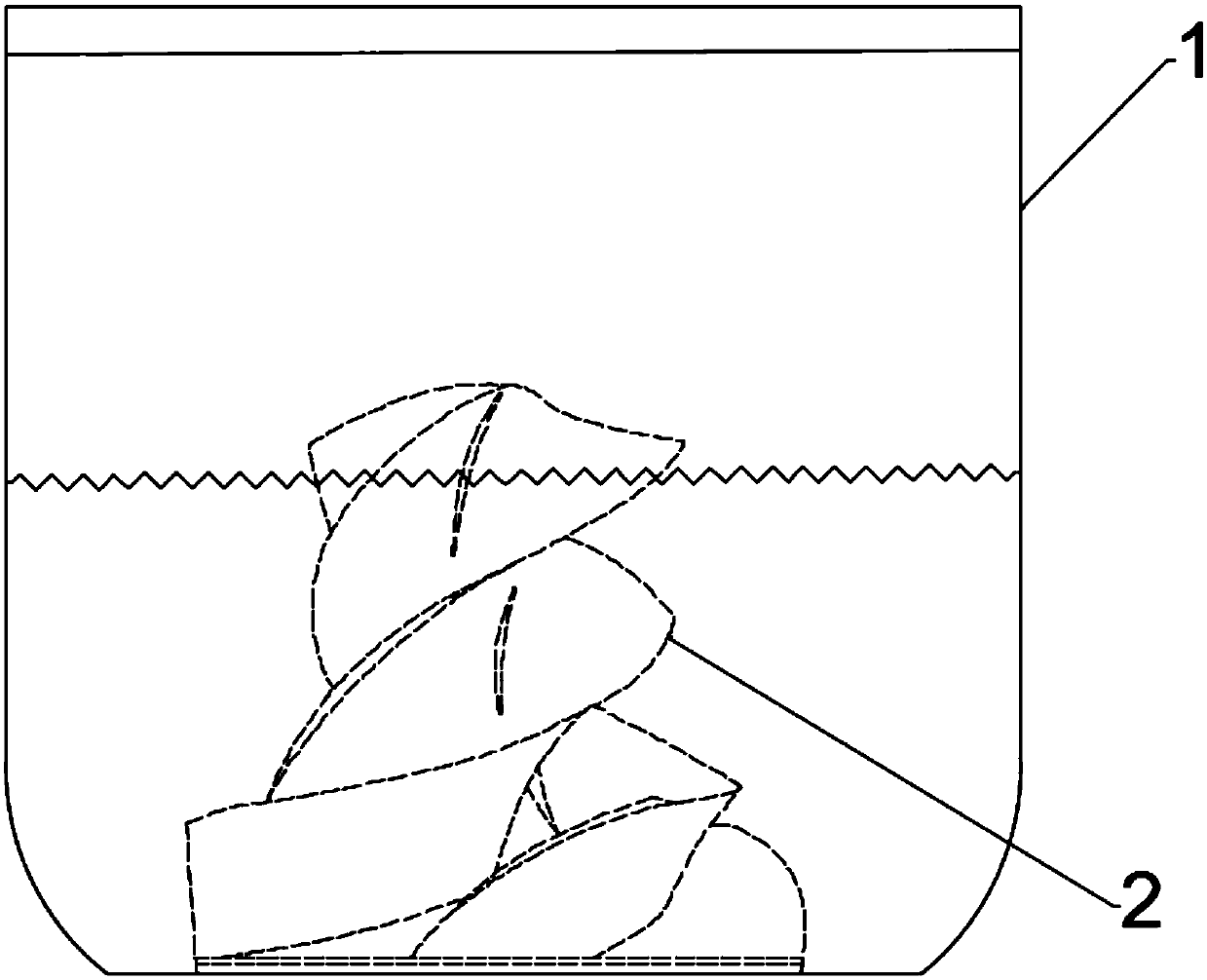 Hydraulic paper shredding mechanism, hydraulic paper shredder and paper shredding method