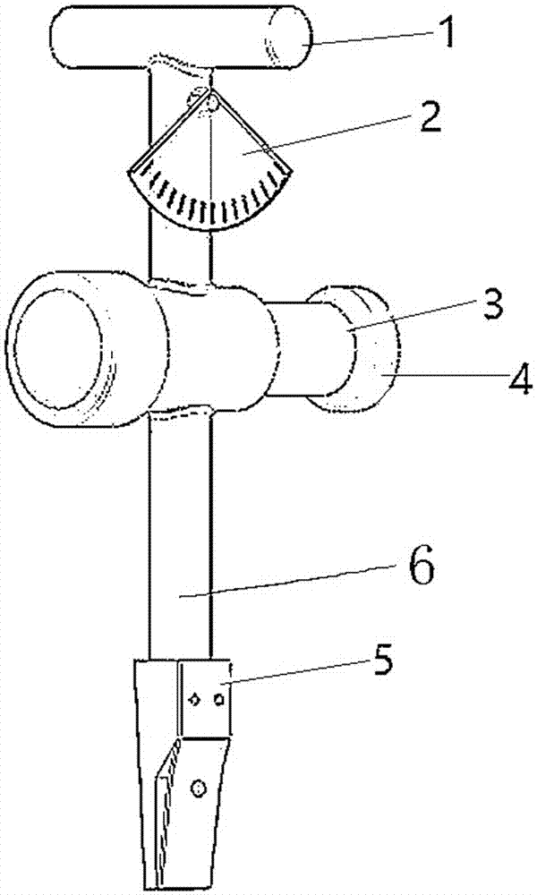 Test sample clamping device for wettability experiment