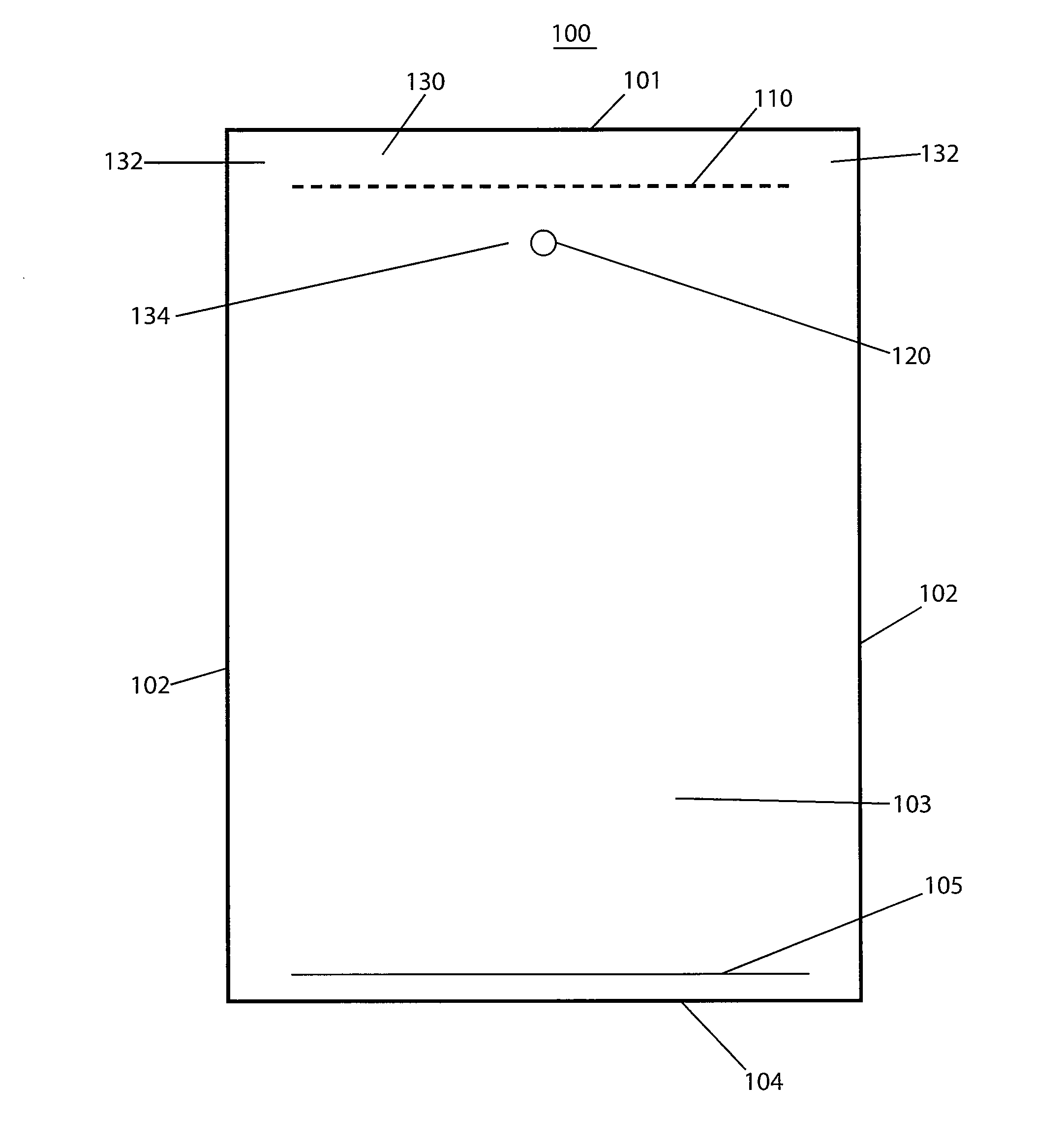 Integral closure system for a flexible bag