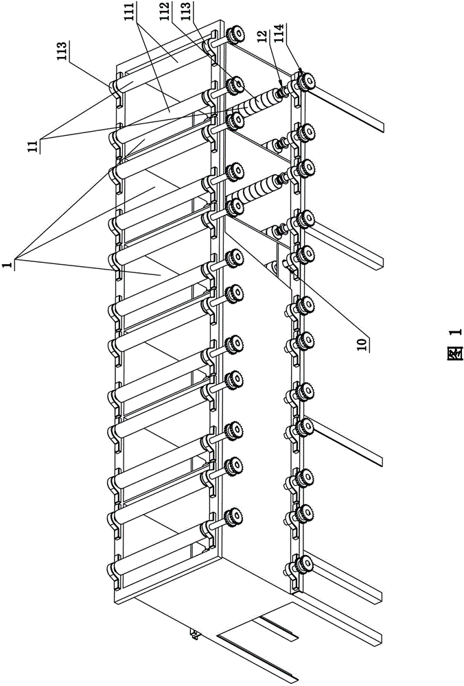 Zipper tooth oxidation line with shafts and bearing seats having longer service lives