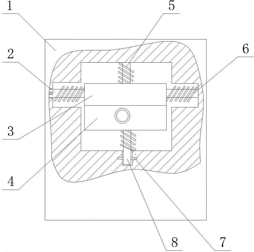 Shock absorption mechanism of multimedia projector