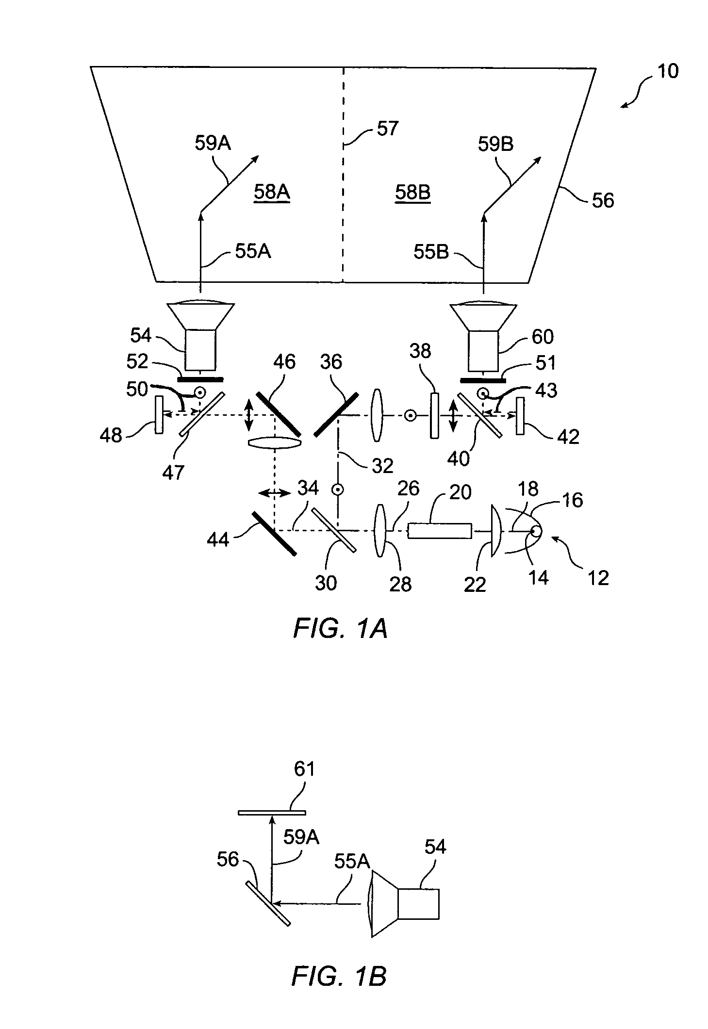 High-resolution projection display system