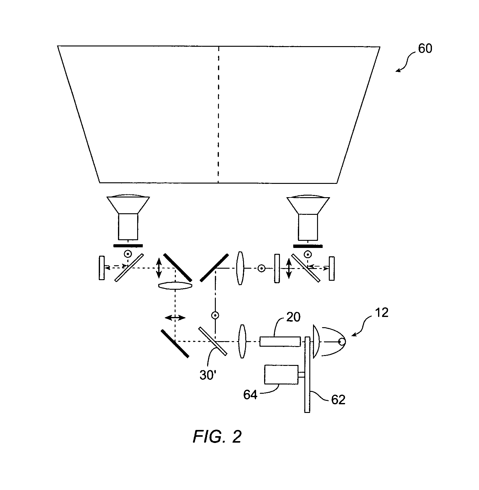 High-resolution projection display system