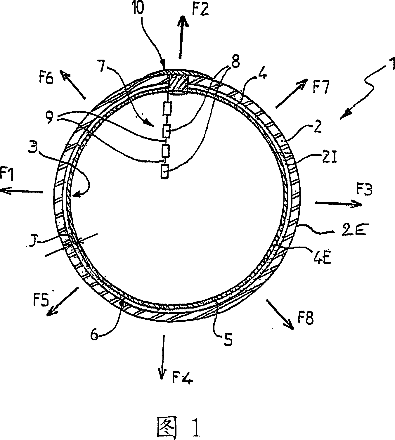 Intragastric balloon with improved forming means and increased mechanical strength