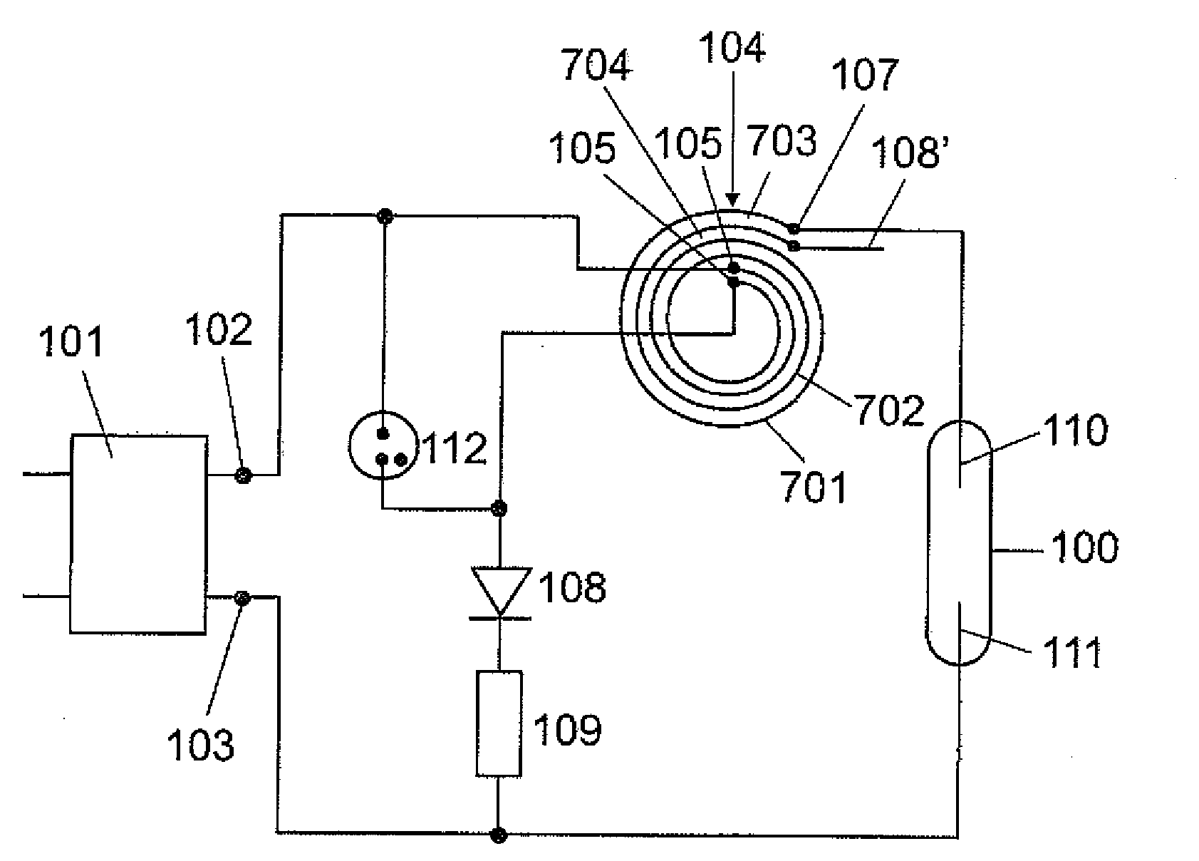 Starting Apparatus for a High-Pressure Discharge Lamp, and a High-Pressure Discharge Lamp with a Starting Apparatus