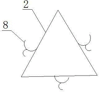 Vortex street mixer