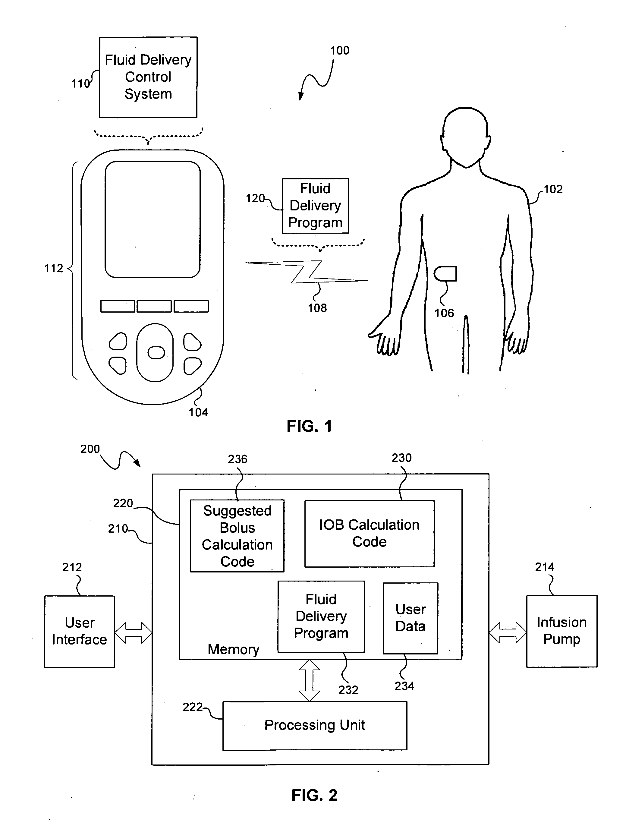 Calculating insulin on board for extended bolus being delivered by an insulin delivery device