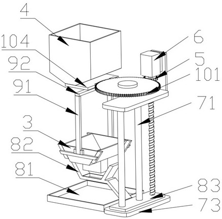 Automatic pigeon feeding device