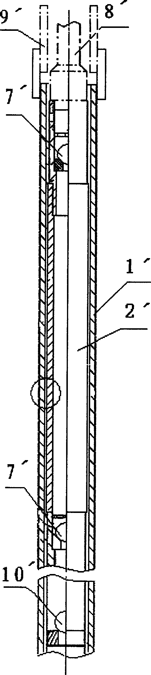 Hydraulic self-sealed plunger oil-well pump