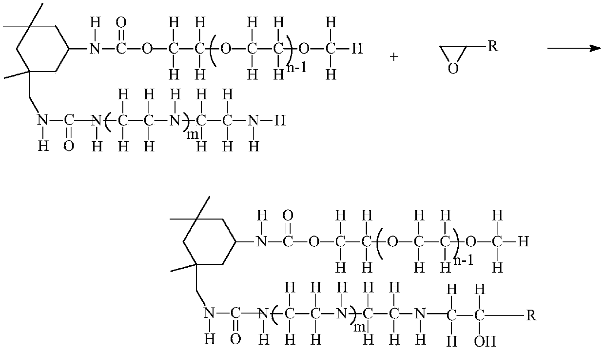 Modified waterborne epoxy resin curing agent and preparation method thereof