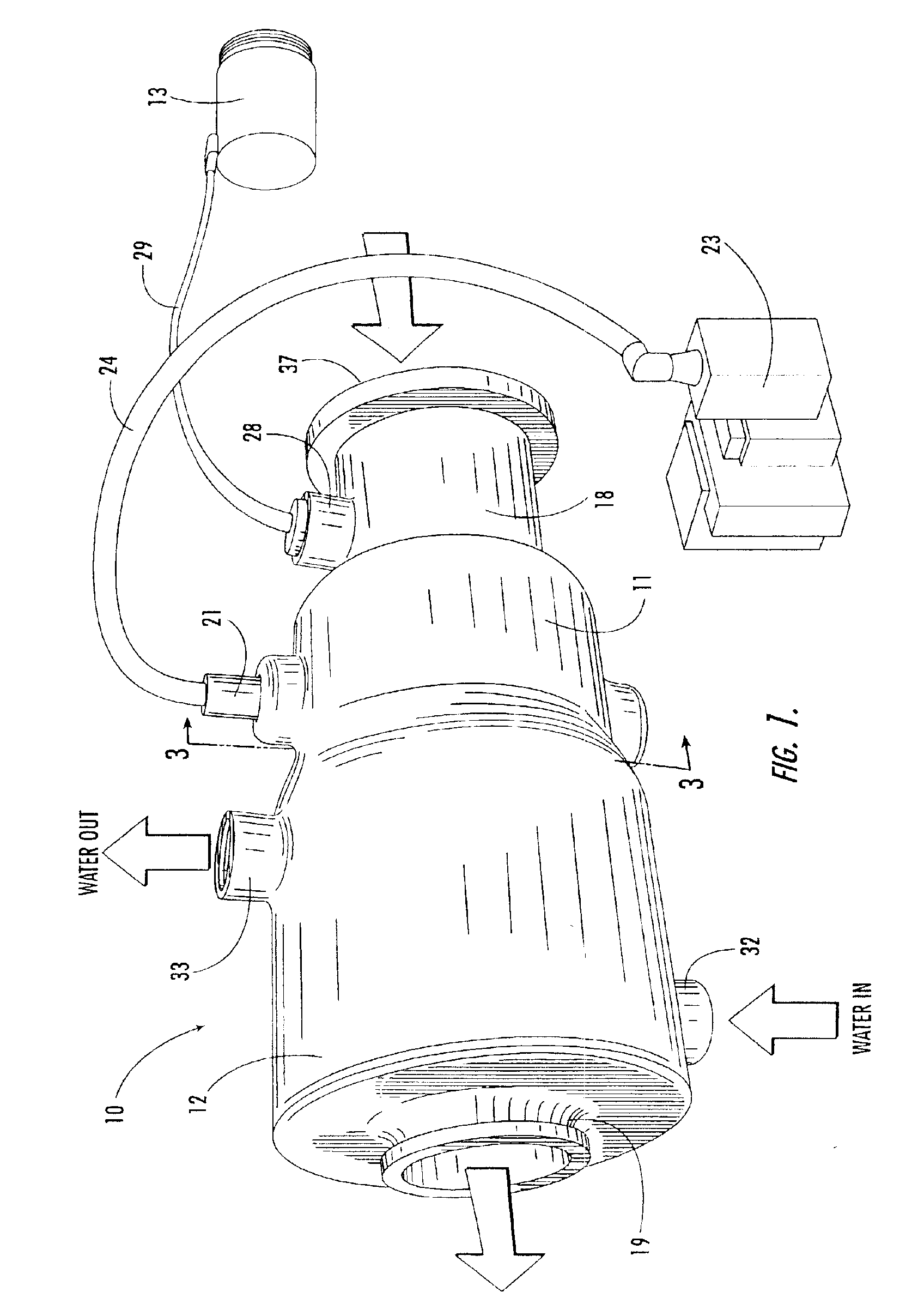 Emission control apparatus for marine generator engine